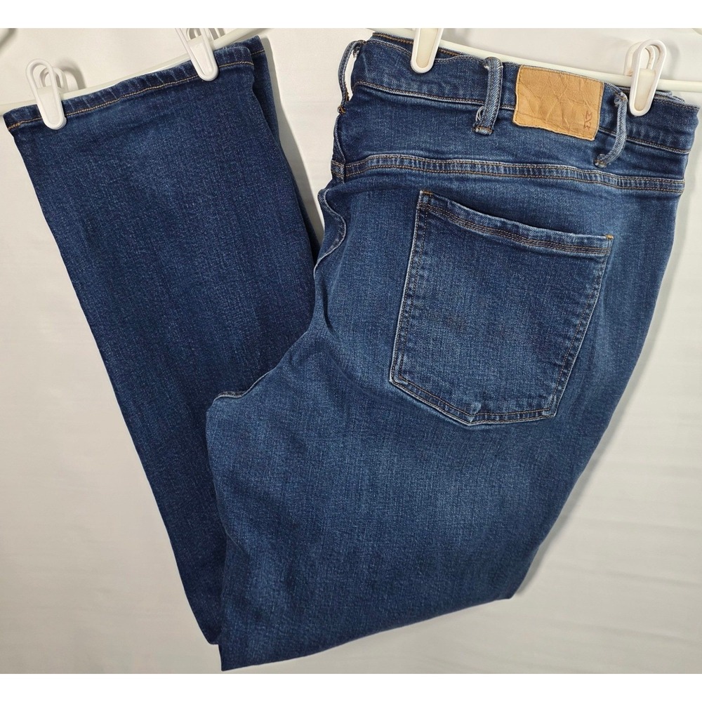 Mutual Weave‎ Athletic Fit Jeans Big Tall Mens 46x34 46 x 34 Blue Denim Sturdy